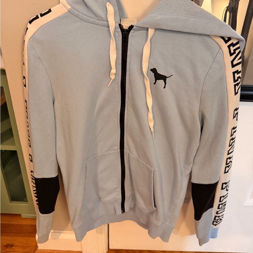 Victoria's Secret Pink Light Blue Hoodie